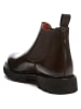 British Passport Leder-Chelsea-Boots in Braun