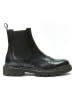 British Passport Leder-Chelsea-Boots in Schwarz