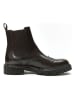 British Passport Leder-Chelsea-Boots in Braun