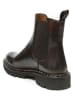 British Passport Leder-Chelsea-Boots in Braun