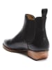 British Passport Leder-Chelsea-Boots in Schwarz