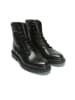 Frank Daniel Leder-Boots in Schwarz