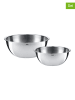 Silit 2er-Set: Edelstahl-Rührschüsseln