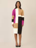 APART Kleid in Lila/ Camel/ Schwarz