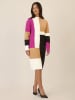 APART Kleid in Lila/ Camel/ Schwarz