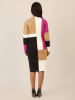 APART Kleid in Lila/ Camel/ Schwarz