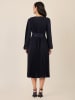 APART Plisseekleid in Dunkelblau