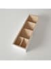 Boltze Opbergbox "Essentials" wit - (B)40 x (H)6 x (D)12 cm