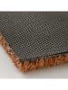 Boltze Kokos-Fußmatte "Moin" in Hellbraun/ Schwarz - (L)60 x (B)40 cm