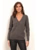 Soft Cashmere Kasjmieren vest antraciet