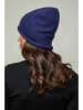 Soft Cashmere Czapka w kolorze granatowym