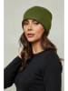 Soft Cashmere Czapka w kolorze zielonym