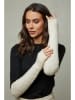 Soft Cashmere Rękawiczki w kolorze kremowym