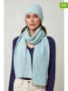 Soft Cashmere 2-delige set: muts en sjaal turquoise