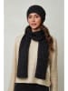 Soft Cashmere 2-delige set: muts en sjaal zwart