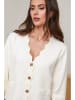 Soft Cashmere Cardigan in Creme