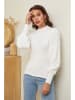 Soft Cashmere Pullover in Weiß