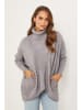 Soft Cashmere Rollkragenpullover in Grau