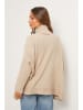 Soft Cashmere Rollkragenpullover in Taupe