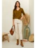 Soft Cashmere Pullover in Oliv