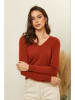 Soft Cashmere Kaschmir-Pullover in Cognac
