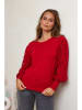 Soft Cashmere Pullover in Rot