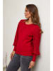 Soft Cashmere Pullover in Rot