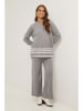 Soft Cashmere 2-delige outfit grijs