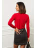 Soft Cashmere Pullover in Rot