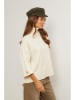 Soft Cashmere Rollkragenpullover in Creme