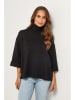 Soft Cashmere Rollkragenpullover in Schwarz