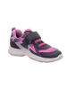 superfit Leder-Sneakers "Rush" in Pink/ Dunkelblau