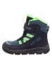 superfit Leder-Boots "Mars" in Dunkelblau/ Grün