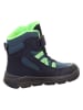 superfit Leren boots "Mars" donkerblauw/groen