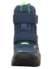 superfit Leder-Winterboots "Rocket" in Dunkelblau