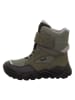 superfit Leder-Winterboots "Rocket" in Khaki