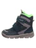 superfit Leren boots "Mars" donkerblauw/grijs