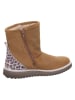 superfit Leder-Winterstiefel "Lora" in Hellbraun