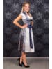 Edelnice Dirndl "Marianna" in Blau/ Silber
