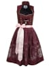 Edelnice Dirndl "Stella" in Aubergine/ Rosa