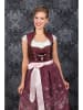 Edelnice Dirndl "Stella" in Aubergine/ Rosa