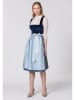 Stockerpoint Dirndl "Aida" in Dunkelblau/ Hellblau