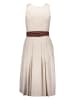 Turi Landhaus Dirndl in Creme/ Hellgrau