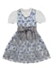 Turi Landhaus Dirndl in Blau/ Weiß