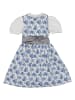 Turi Landhaus Dirndl in Blau/ Weiß