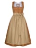 Alpenfee Dirndl ''Brina'' in Hellbraun/ Beige