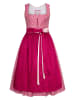 Alpenfee Dirndl ''Josefina'' in Pink/ Weiß