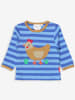 Toby Tiger Longsleeve "Clucky Chicken" in Blau/ Hellblau
