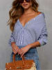 LA Angels Blouse blauw/wit