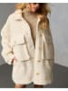LA Angels Fleecejacke in Creme